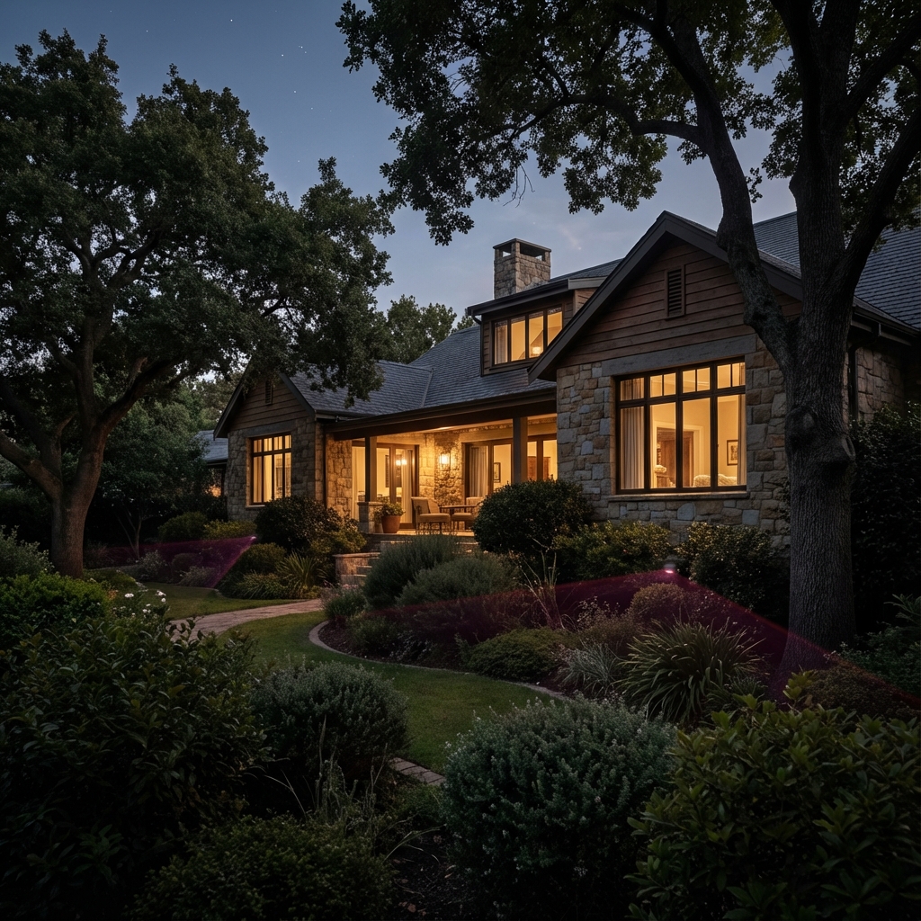 Leafy Bergvliet home with hidden security sensors installed by expert alarm installers